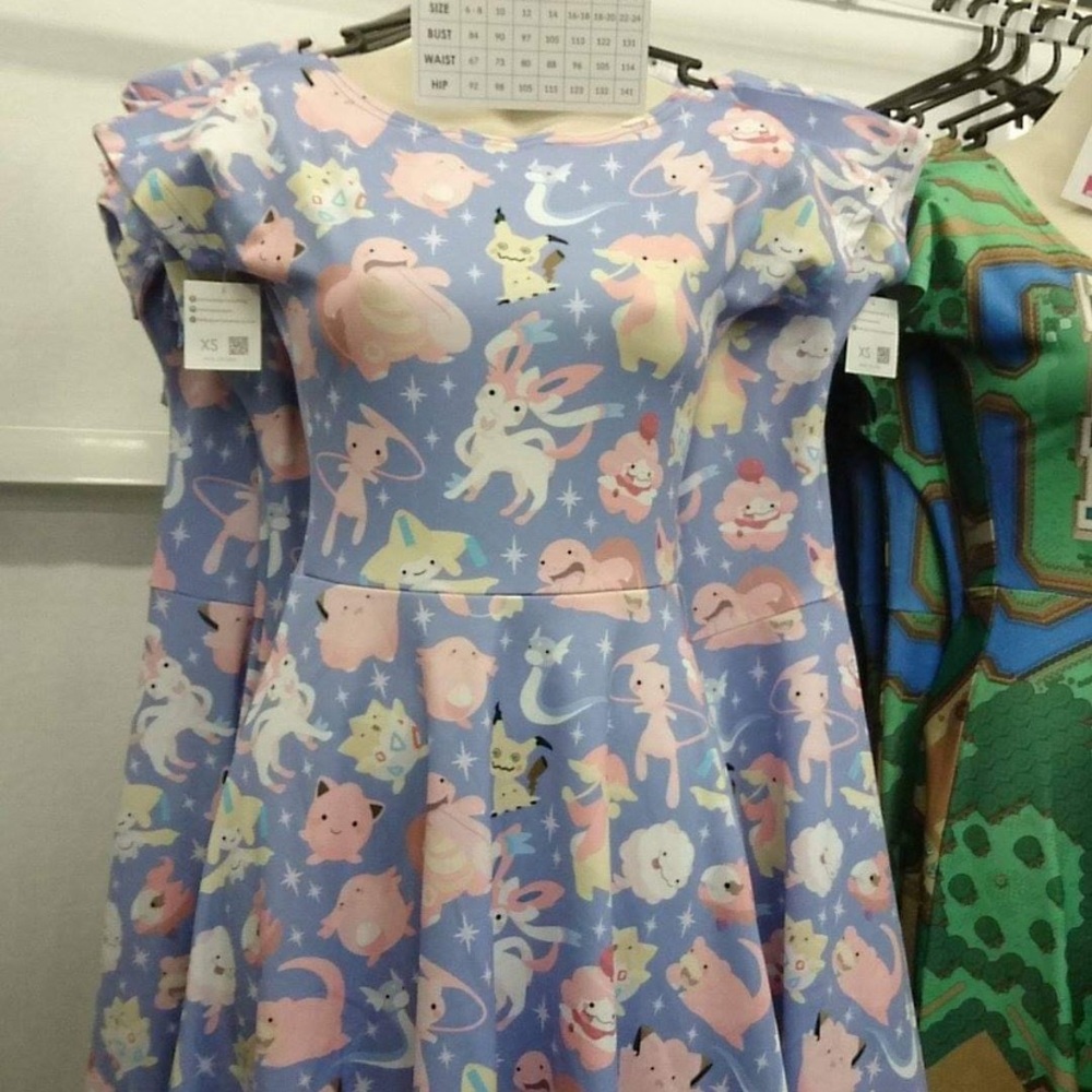 Pokémon Fairy Type Skater Dress